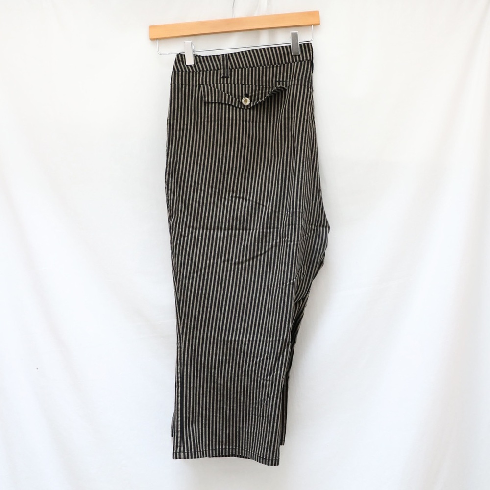 Illegal Jeans Striped capri pants Plus Size 22W Y2K stretch casual summer rnb